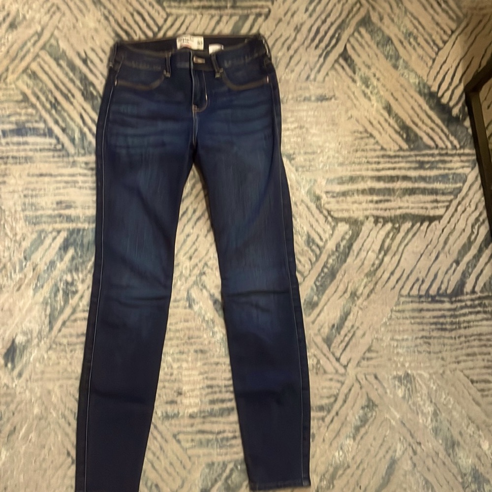 Abercrombie kids girl’s jean leggings Sz 13/14